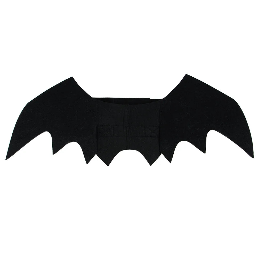 2020 New Halloween Pet Dog Costumes Clothing Black Bat Wings Pet Gift Dress Vampire Black Cute Fancy Halloween Pet Costumes