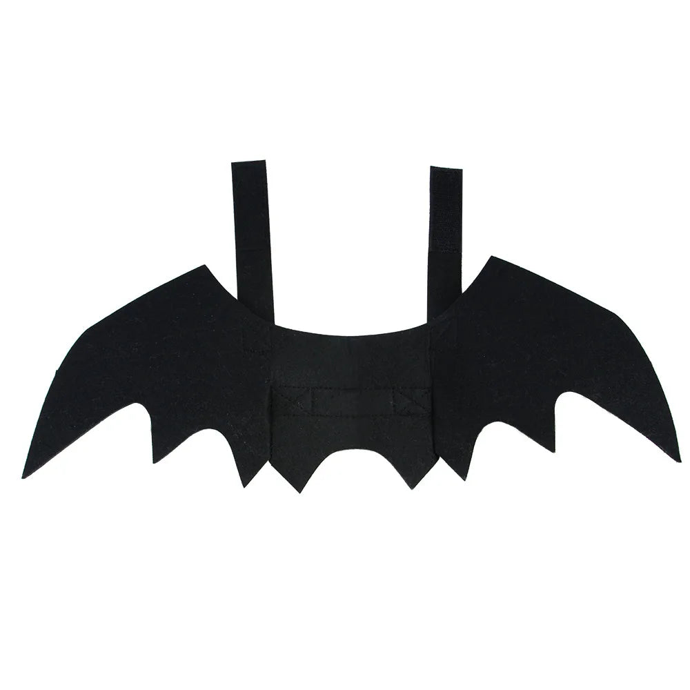 2020 New Halloween Pet Dog Costumes Clothing Black Bat Wings Pet Gift Dress Vampire Black Cute Fancy Halloween Pet Costumes