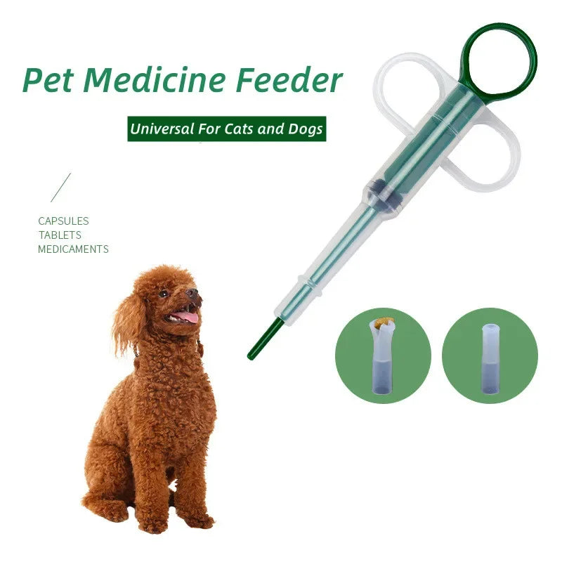 Pet Medicine Syringe Feeder Tablet Pill Gun Piller Push Dispenser Pet Dog Cat Medicine Water Milk Syringes Dog Cat Accessories