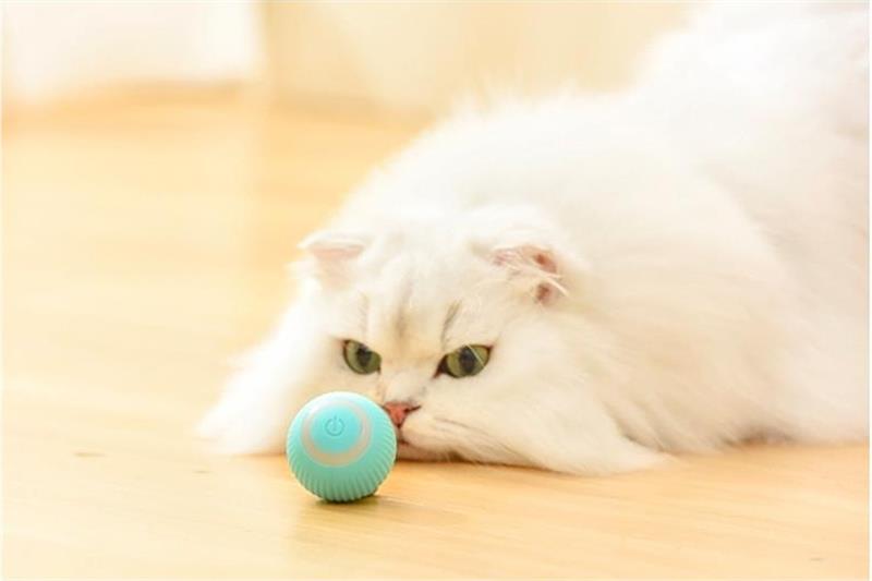 Smart Cat Toys Automatic Rolling Ball Electric Cat Toys Interactive For Cats Training Self-moving Kitten Toys Pet Accessories