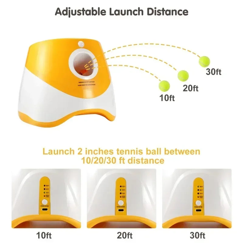 Automatic Pet Throw Jump Ball Dog Catapult Ball Launcher Dog Toy Bulldog Toy Tennis Machine Automatic Pet Throw