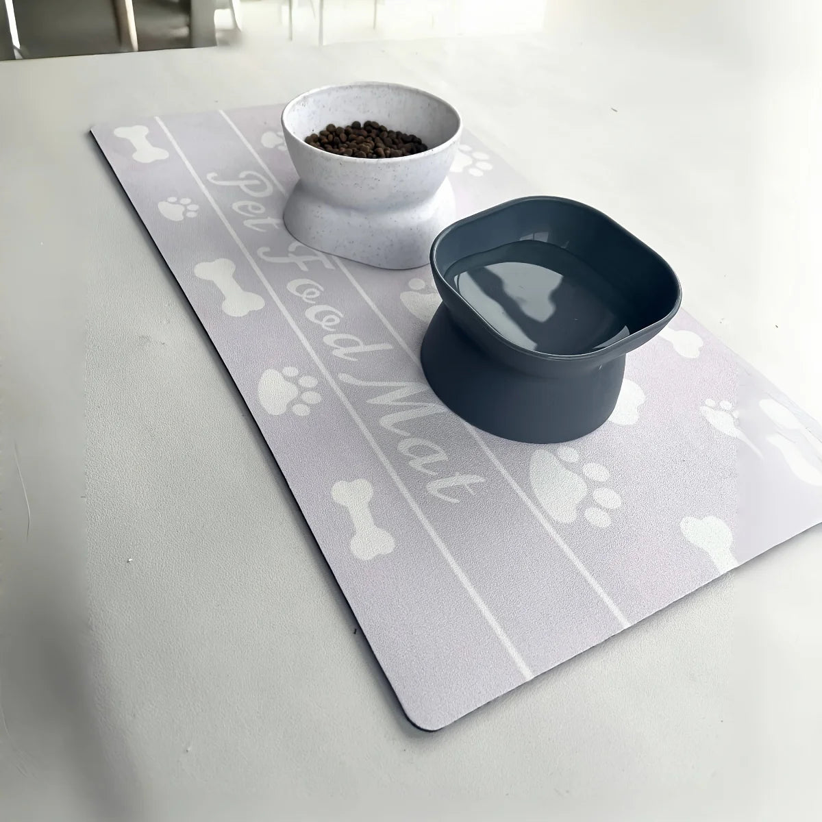 Pet Placemat No Stains Quick Dry Absorbent Dog Food Bowl Mat Cat Feed Mat Cat Dog Drinking Feeding Placemat Pet Feeder Pads