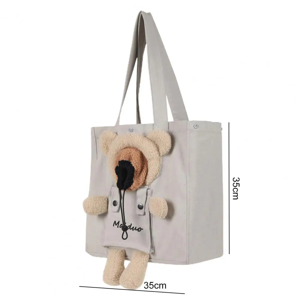 0-5KG Cat Carrier Canvas  BagTote Outdoor Transport Shoulder Bag for Small Dogs Handbag Pouch Puppy Carrier Travel Pet Carrier