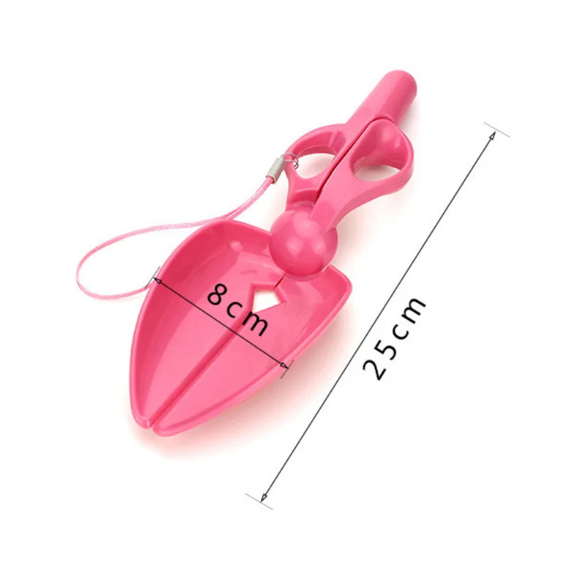 25cm Pet Pooper Scooper Scissor Poop Scoop Poop Cleaner Dog Poop Shovel Bag Clean Pick Up Dog Waste Picker Outdoor Cleaning Tool