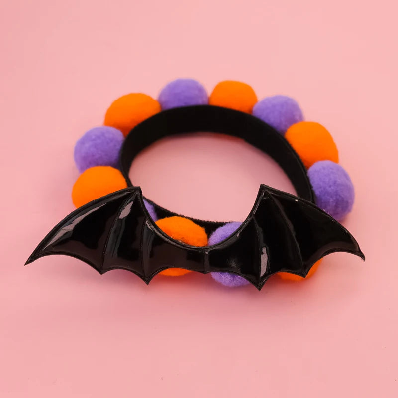 Halloween Dog Accessories Puppy Bow Tie Skull Pet Supplies Bow Pet Dog Bow Tie/tie Puppy Headdress  Harness