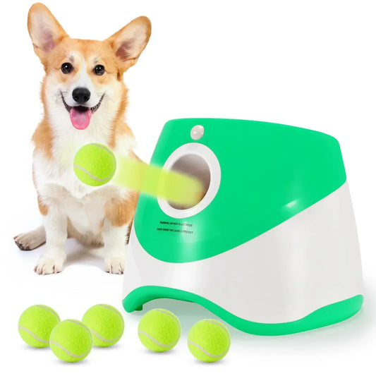 Automatic Pet Throw Jump Ball Dog Catapult Ball Launcher Dog Toy Bulldog Toy Tennis Machine Automatic Pet Throw