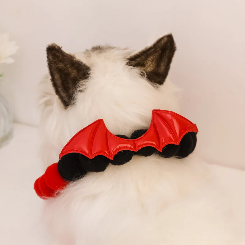 Halloween Dog Accessories Puppy Bow Tie Skull Pet Supplies Bow Pet Dog Bow Tie/tie Puppy Headdress  Harness