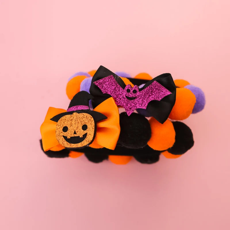 Halloween Dog Accessories Puppy Bow Tie Skull Pet Supplies Bow Pet Dog Bow Tie/tie Puppy Headdress  Harness