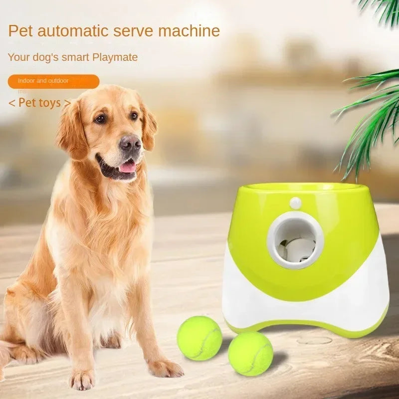 Automatic Pet Throw Jump Ball Dog Catapult Ball Launcher Dog Toy Bulldog Toy Tennis Machine Automatic Pet Throw