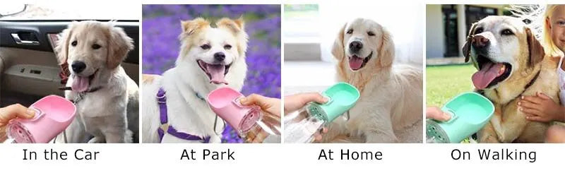 Pet Travel Water Bottle Portable Dog Water Bottle For Small Large Dogs Bowl Outdoor Walking Puppy Cat Drinking Bowl Dog Supplie