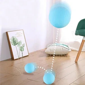 Interactive Ball Smart Cat Toys Plush Electric Catnip Training Toy Kitten Touch Sounding Pet Product Squeak Toy Ball