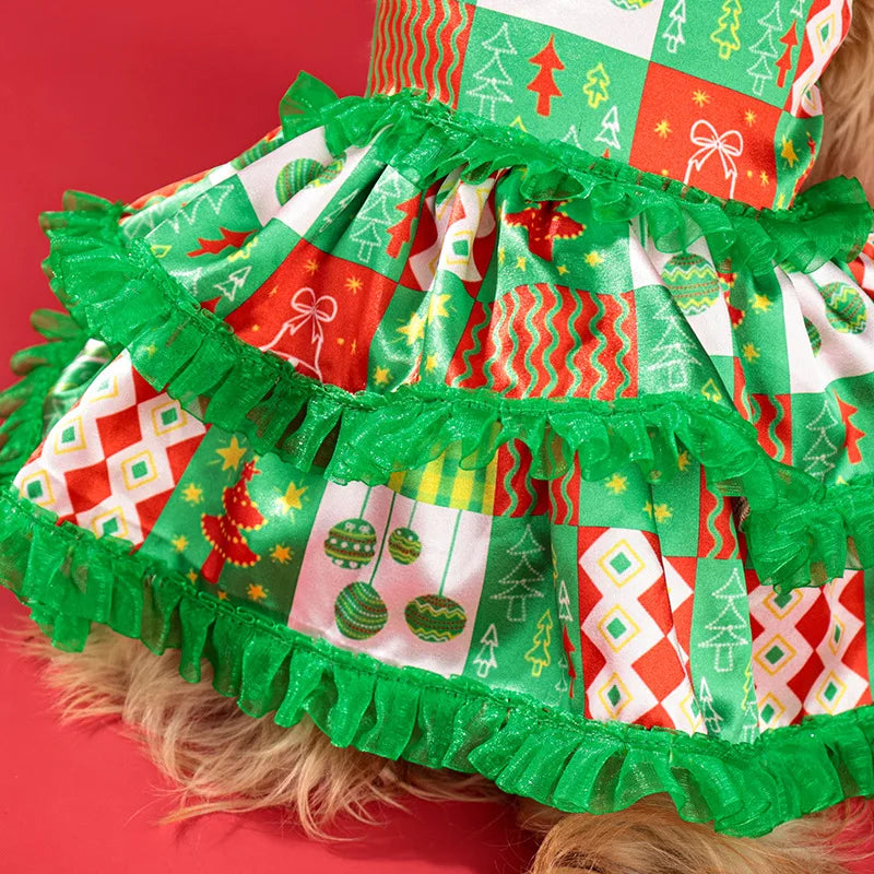 New Pet Clothes, Christmas Dresses, Cute Dog Clothes, Cat Christmas Party Costumes